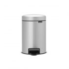 Brabantia NewIcon Pedal Bin - 3L - Metallic Grey