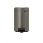 Brabantia NewIcon Pedal Bin - 3L - Platinum