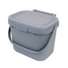Eco range compost caddy in grey