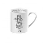 alice in wonderland design mug