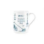 Purely Home Bone China Vintage Gardening Mug