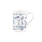 Purely Home Bone China Vintage Hobbies Mug - Music