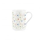 fine bone china tall mug with beautiful wildflower pattern