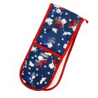 Double Oven Glove - Dexam Bloom Indigo