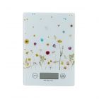 floral pattern electronic kitchen scales for weighing ingredients when baking