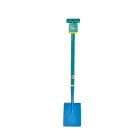 National Trust endorsed green, blue and yellow garden spade