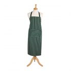 Dexam Butchers Stripe Adult Apron Long - Racing Green