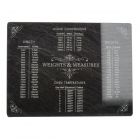 Creative Tops Weights & Measures Slate Effect Work Surface Protector