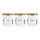 Purely Home Kitchen Dog Themed Storage Canister Set