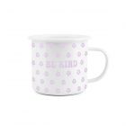 Purely Home Be Kind Floral Enamel Mug