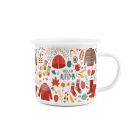 Purely Home Hello Autumn Enamel Mug