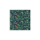 Purely Home Glass Hot Pot Stand Chopping Board - Botanical Mistletoe