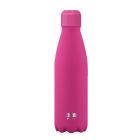 500ml glow in the dark water bottle in bright magenta