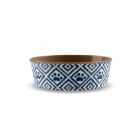 Melamine Pets Indigo Paw Print Small Bowl