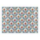 tempered textured glass chopping board with hare print