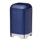 Lovello Textured Blue Plain Canister