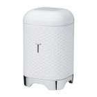 Lovello Textured White Tea Canister