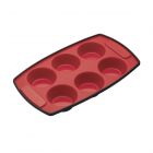 MasterClass Smart Silicone 6 Hole Baking Pan