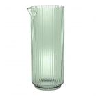 Mesa Acrylic Plastic Ribbed Drinks Pitcher - Green
