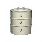 Living Nostalgia 3-Tier Cake Tin Set - Antique Cream
