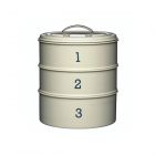 Living Nostalgia 3-Tier Cake Tin Set - Antique Cream