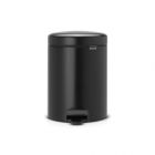 Eco friendly matt black small waste bin