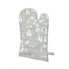 Grey and white Peter Rabbit oven glove/gauntlet 