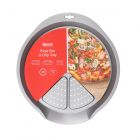 round non stick pizza and chip crisper baking tray