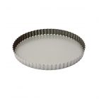 non stick loose base round quiche tin