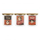 Purely Home Kitchen Retro Storage Canister Set