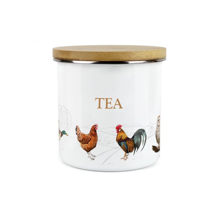Tea coffee best sale sugar canisters animal