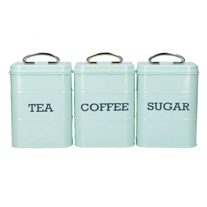 Shabby chic tea hot sale coffee sugar jars