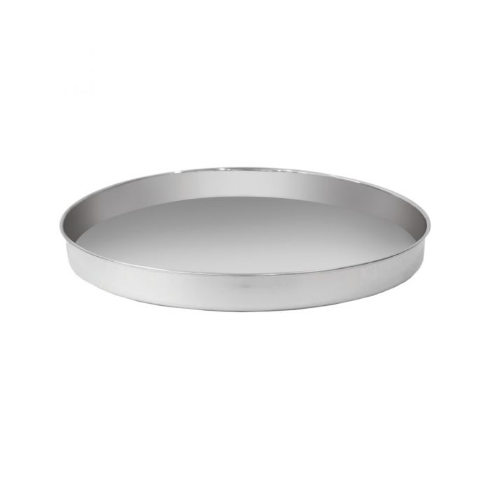 Silver circle tray discount