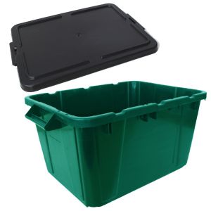 Ergo Box Green 55L & Black Lid