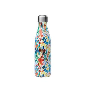 Colourful abstract printed water bottle