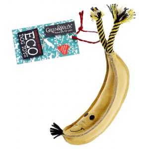 Green & Wilds Eco Dog Toy - Barry the Banana