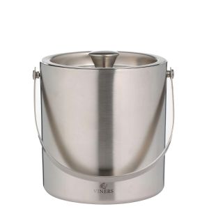 Viners Barware 1.5L Silver Double Wall Ice Bucket