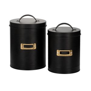 Otto Storage Canister Set - Black