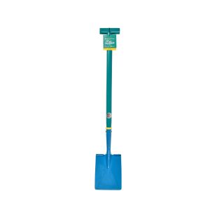 National Trust endorsed green, blue and yellow garden spade