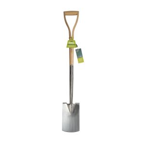 stainless steel border spade for gardening