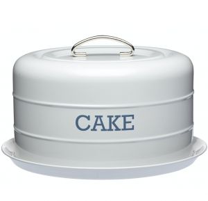 Living Nostalgia Dome Cake Tin - French Grey