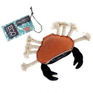 Green & Wilds Eco Dog Toy - Carlos the Crab