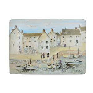 Kitchencraft Creative Tops Cornish Harbour Large Premium Placemats - Pack of 4