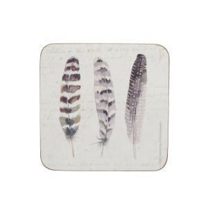 Creative Tops Feathers Premium Coasters - Set of 6