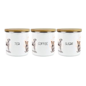 Purely Home Kitchen Dog Themed Storage Canister Set