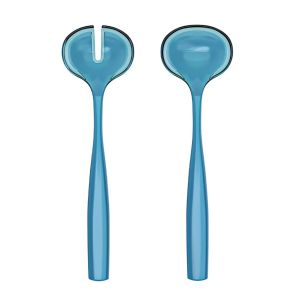 Guzzini Dolce Vita Salad Servers - Turquoise Blue