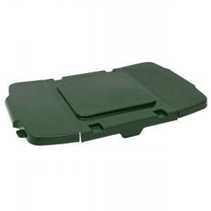 Green Coral Hard Plastic Flexi-Lid for Outdoor Recycling Boxes