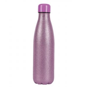 i-Drink Insulated Stainless Steel Bottle – Glitter Pink 500ml