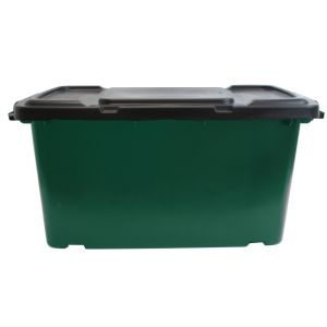 Coral Recycling Box - 44L - Green AND Black Lid