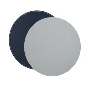 Creative Tops Round Placemats - Grey - Set Of 4